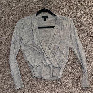 J. Crew Grey Blouse